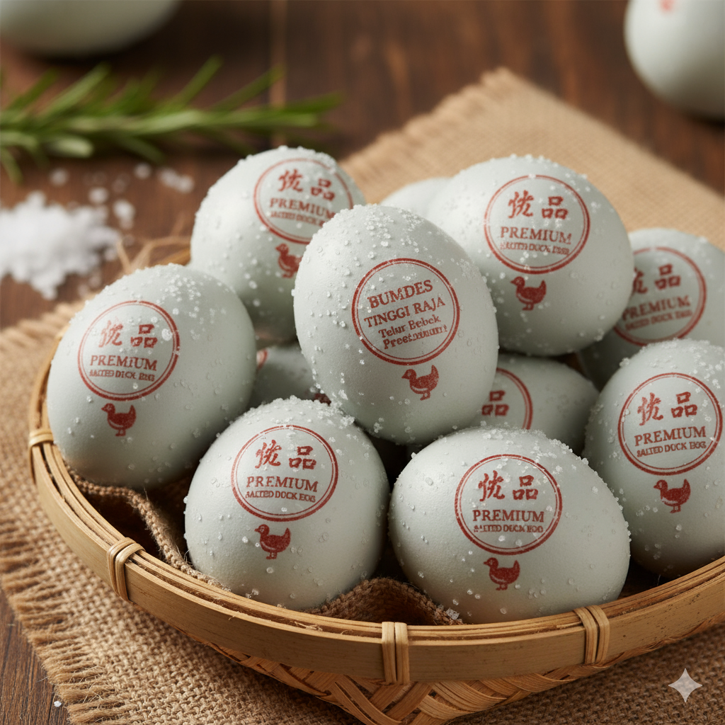 Telur Bebek Asin Premium